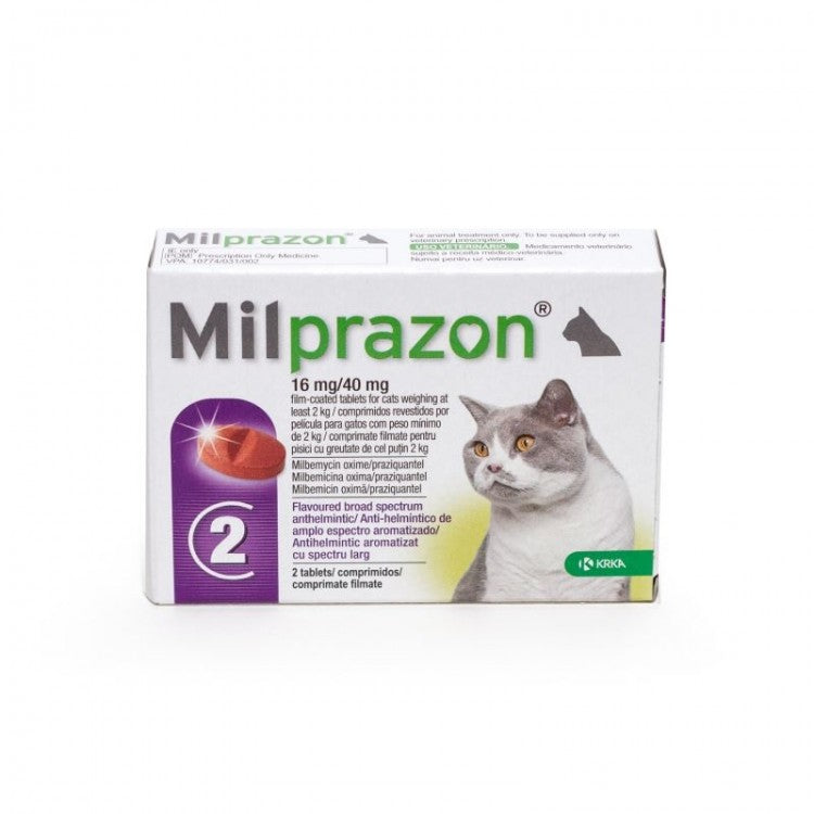 Milprazon Cat 16 / 40 mg (2 - 8 kg), 1 tableta