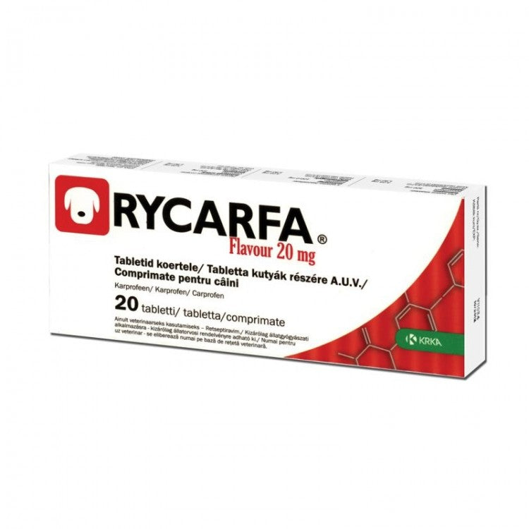 Rycarfa Flavour 20 mg, 20 tablete - ALTVET - Farmacie veterinara - Pet Shop - Cosmetica