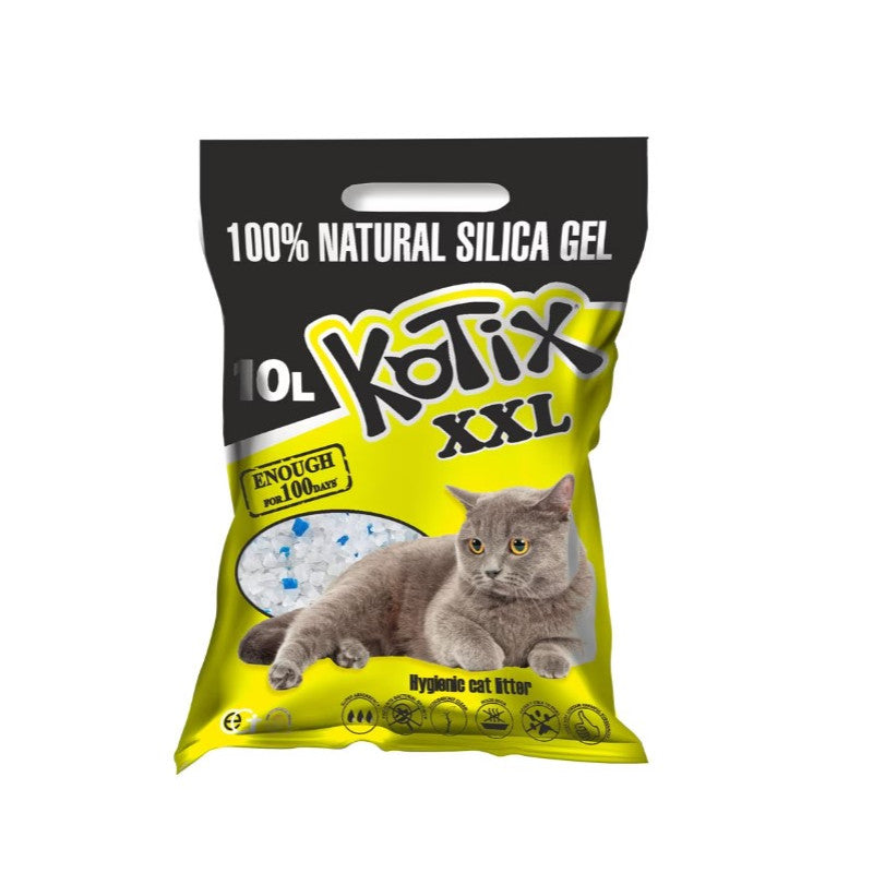 Asternut igienic pentru pisici, silicat, Kotix Normal, 3.8L, 1,52kg