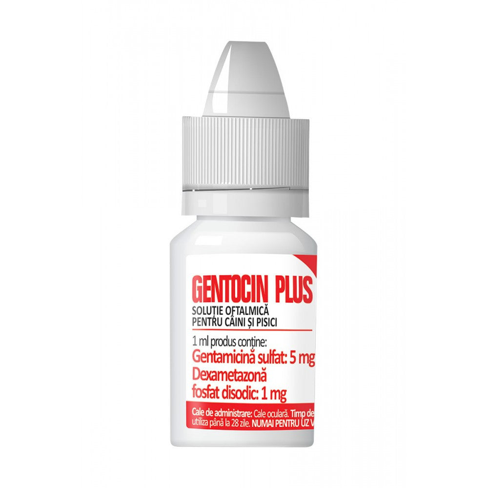 Gentocin Plus oftalmic 7,5 ml - ALTVET - Farmacie veterinara - Pet Shop - Cosmetica