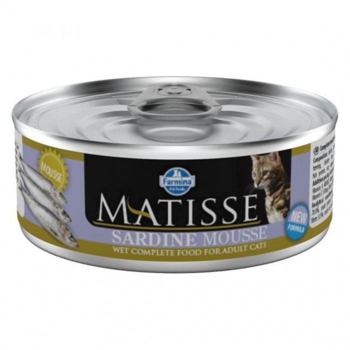 Matisse hrana umeda pentru pisici cu sardine mousse 85 g
