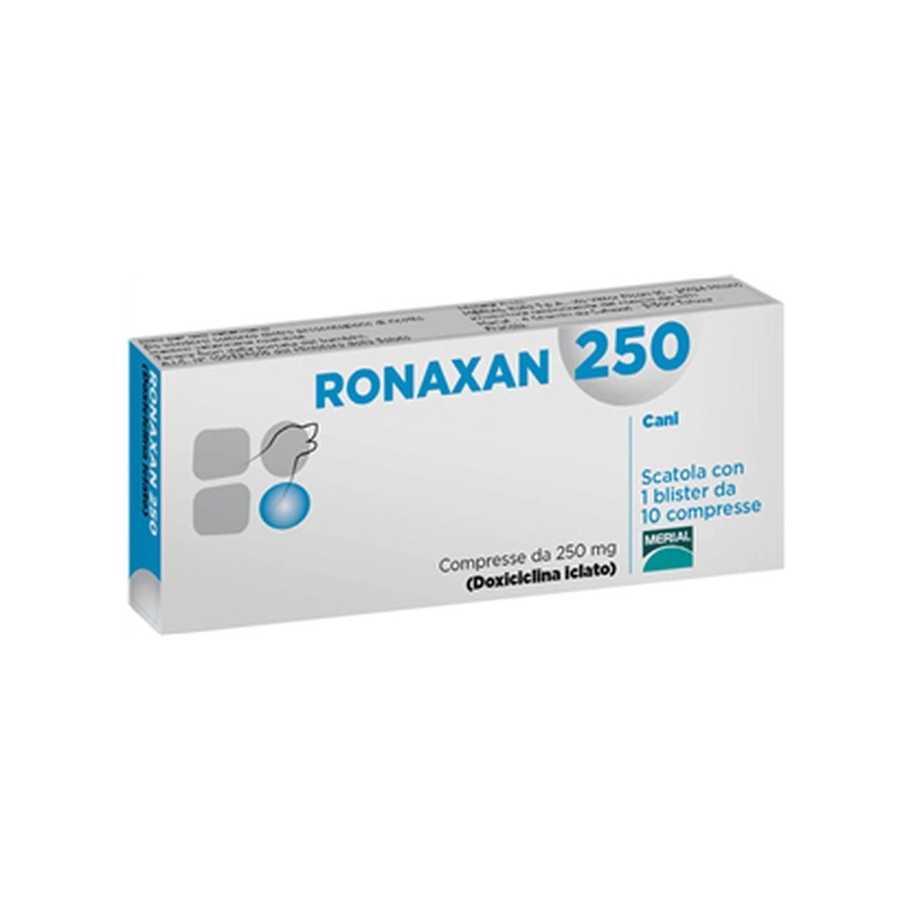 Ronaxan 250 mg 10 tablete - ALTVET - Farmacie veterinara - Pet Shop - Cosmetica