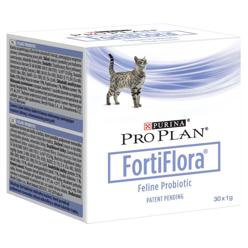 Purina Pro Plan Veterinary Diets Fortiflora, 1 plic - ALTVET - Farmacie veterinara - Pet Shop - Cosmetica