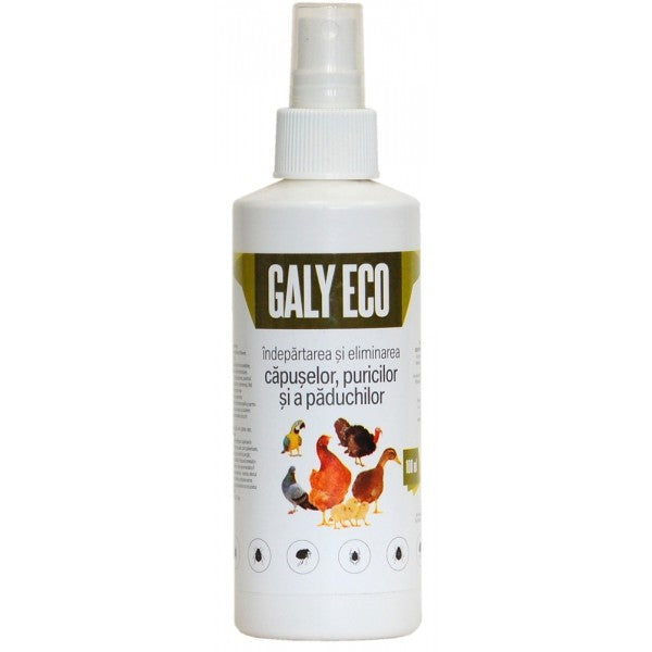 Spray antiparazitar pentru pasari Galy Eco 100ml - ALTVET - Farmacie veterinara - Pet Shop - Cosmetica
