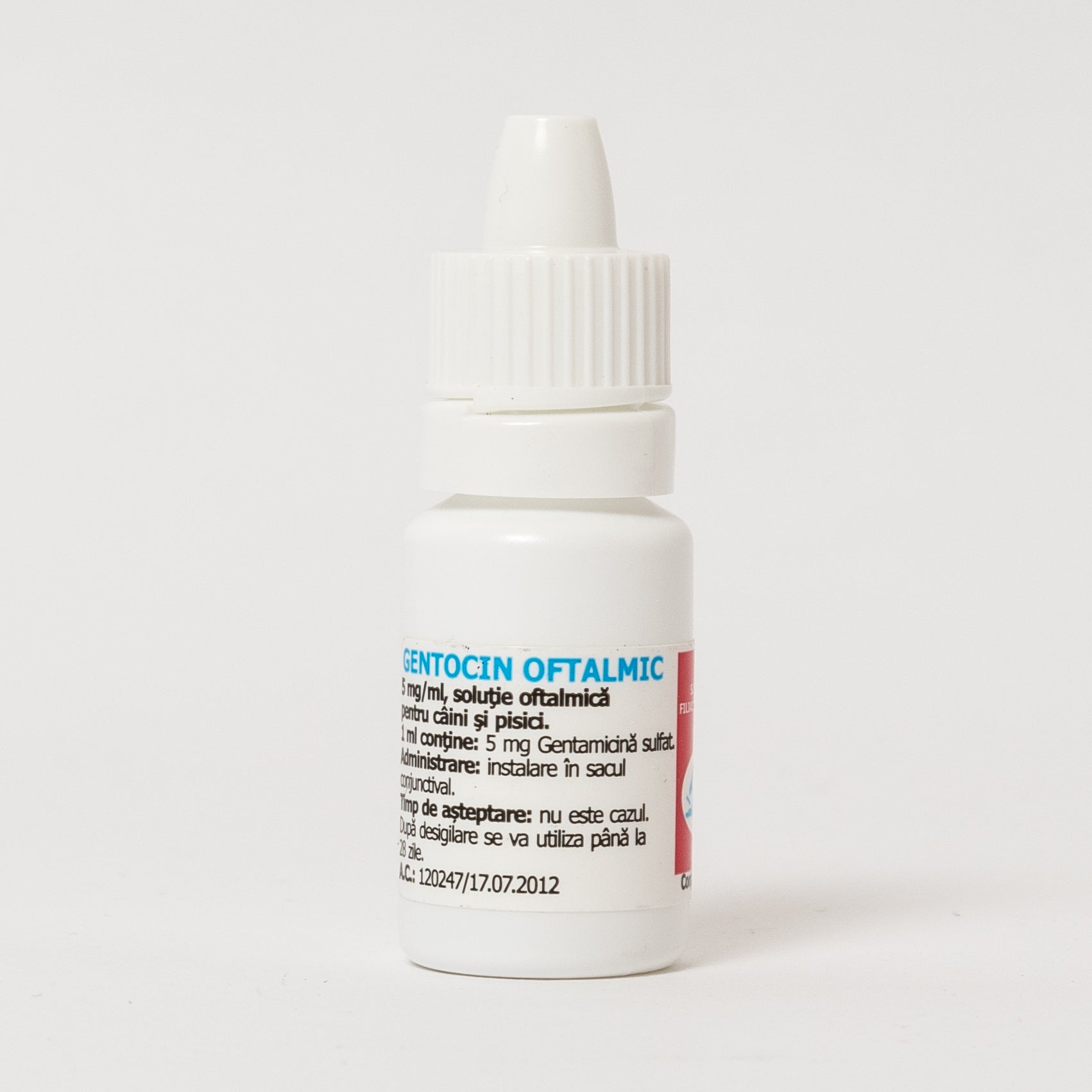 Gentocin Oftalmic - 7,5ml - ALTVET - Farmacie veterinara - Pet Shop - Cosmetica