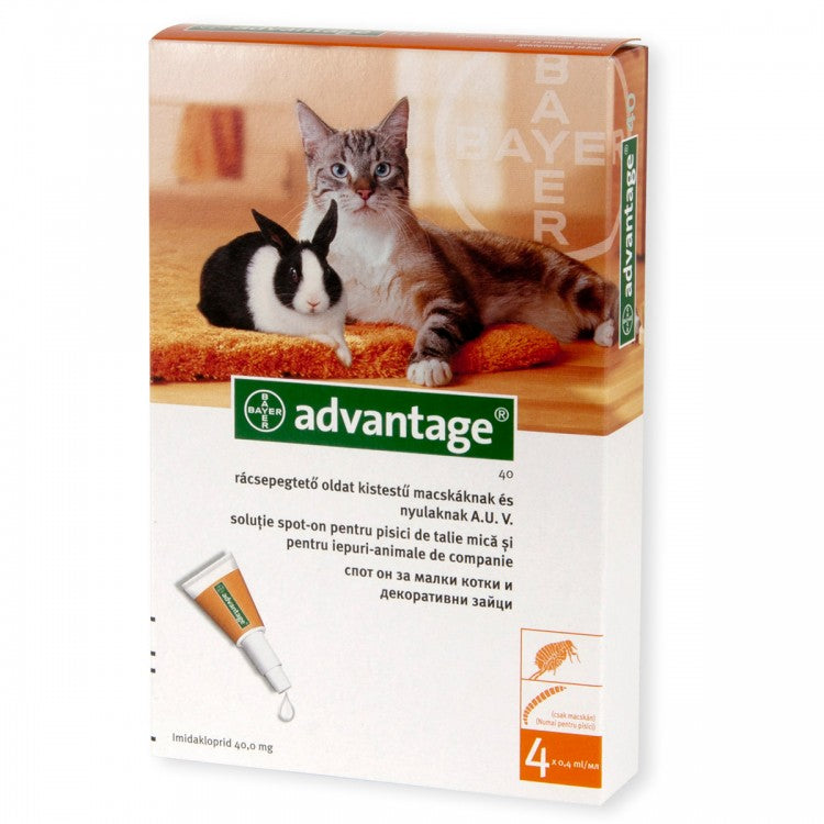 Advantage 40 Pisica / Iepure, 1 pipeta