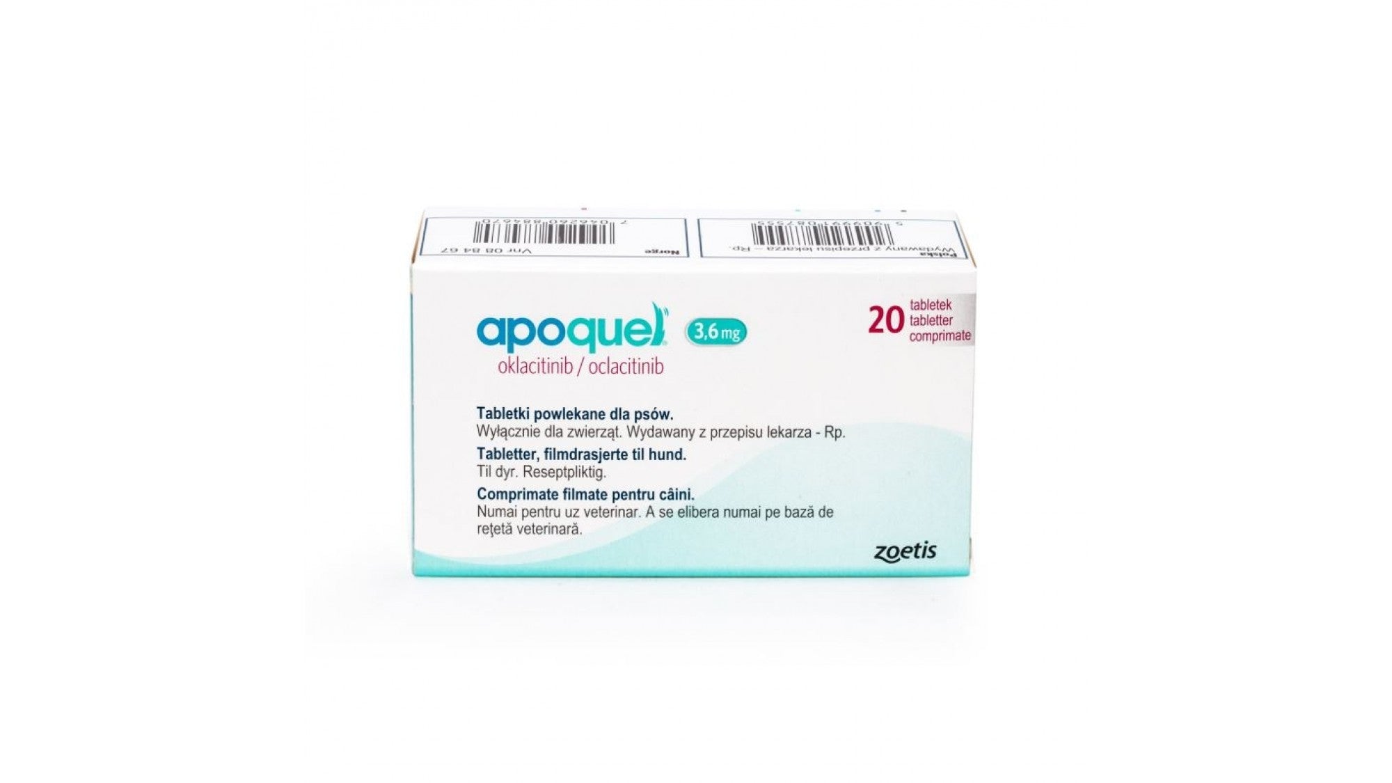 Apoquel 3,6 mg, 20 tablete - ALTVET - Farmacie veterinara - Pet Shop - Cosmetica