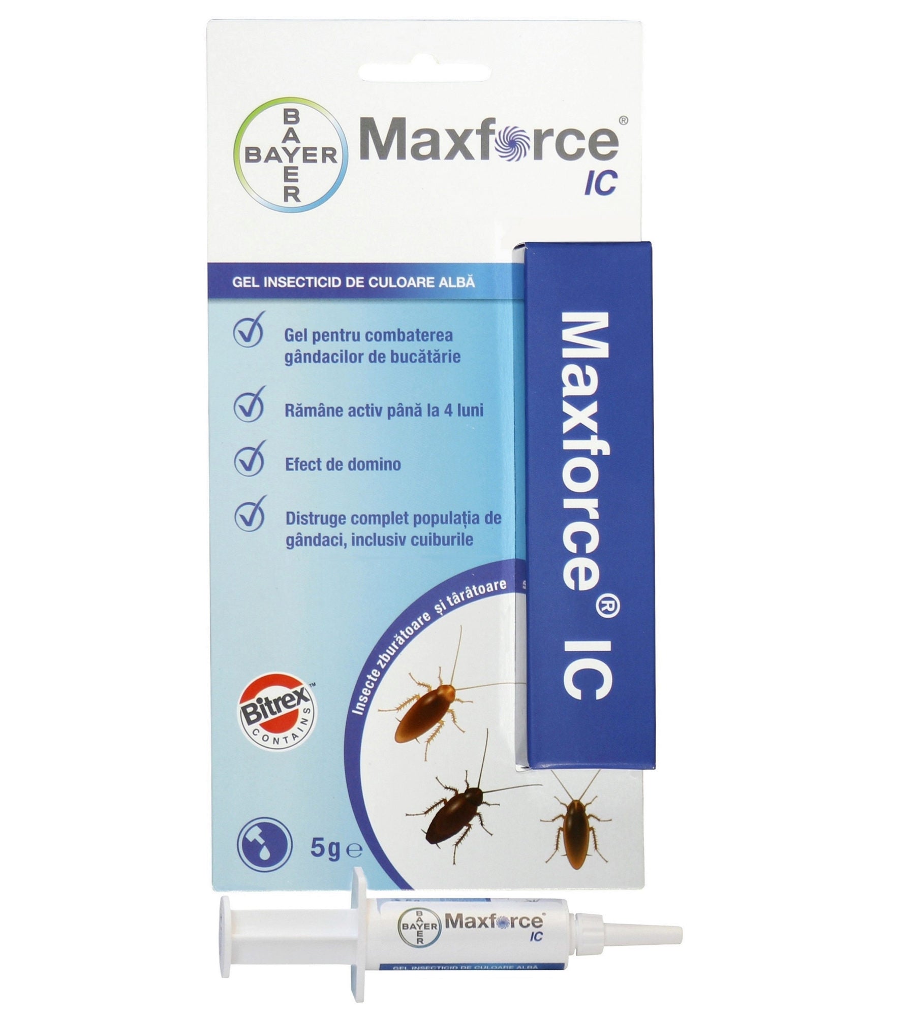 Insecticid pentru gandaci Max Force IC White, 5 g