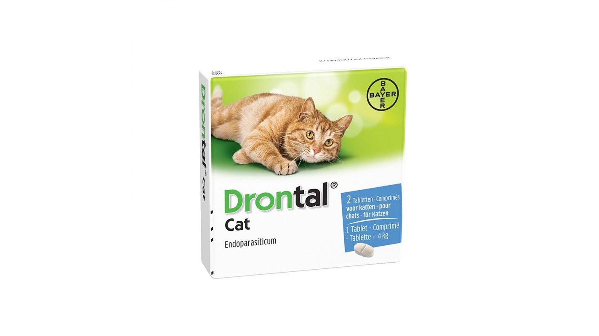 Drontal Cat 2 tablete / cutie - ALTVET - Farmacie veterinara - Pet Shop - Cosmetica