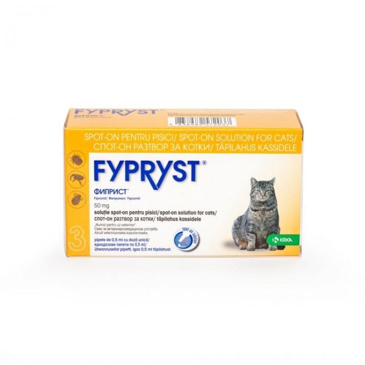 Fypryst Cat Spot On 50 mg, 1 pipeta - ALTVET - Farmacie veterinara - Pet Shop - Cosmetica