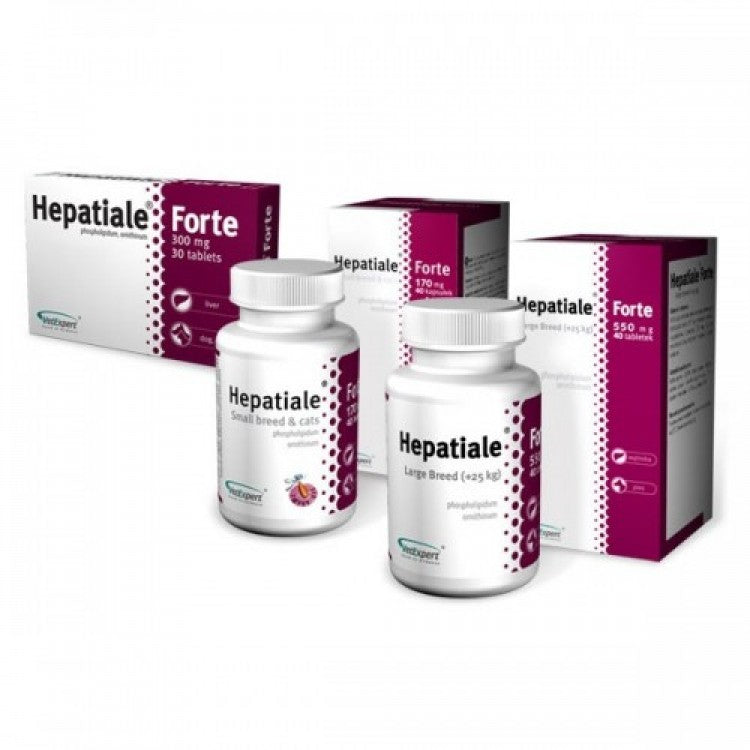 HEPATIALE FORTE LARGE BREED 550MG - 40 TABLETE - ALTVET - Farmacie veterinara - Pet Shop - Cosmetica