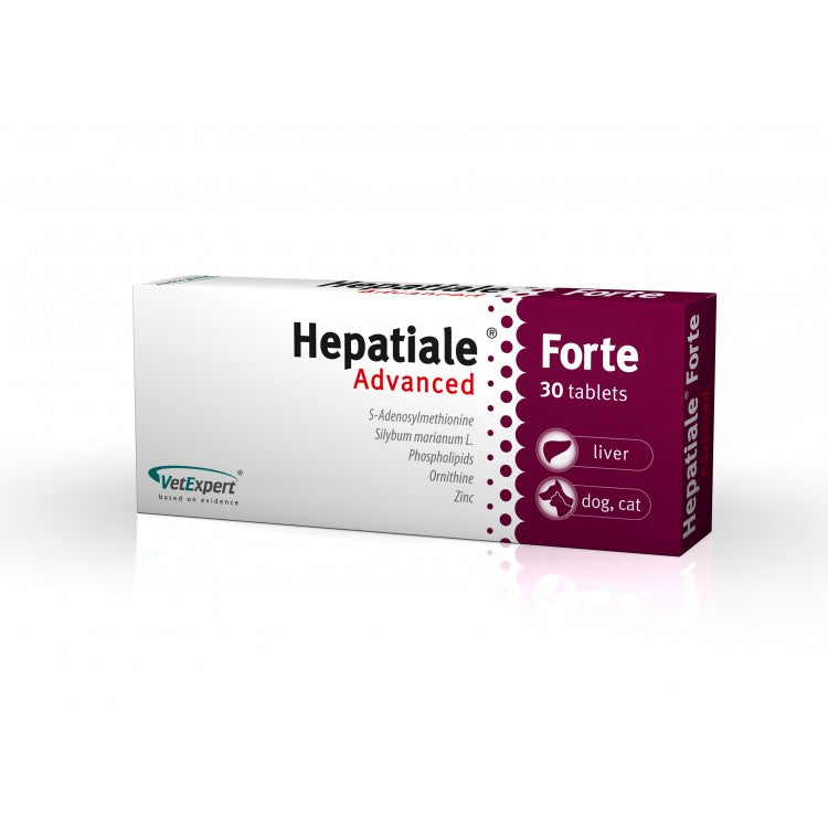 Hepatiale Forte Advanced 30 tablete - ALTVET - Farmacie veterinara - Pet Shop - Cosmetica