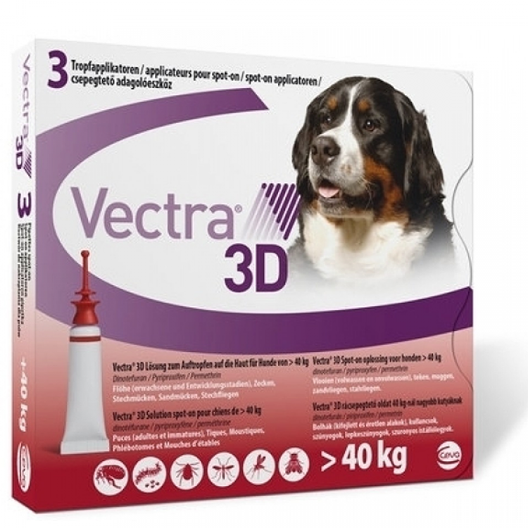 VECTRA 3D +40 kg, 1 pipeta