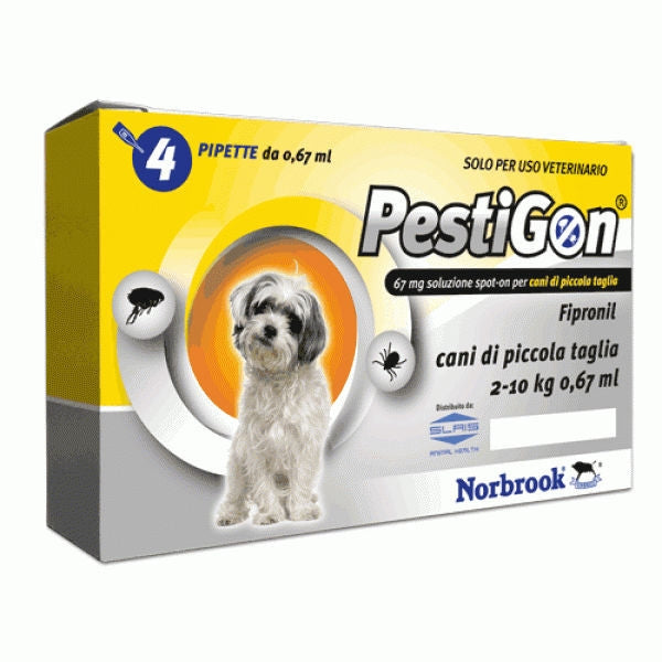 Pestigon Dog S (2-10 kg) 4 pipete - ALTVET - Farmacie veterinara - Pet Shop - Cosmetica