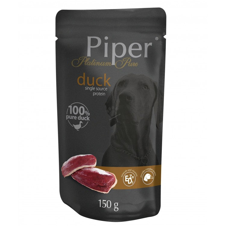 Piper Pure, carne de rata, plic, 150 g