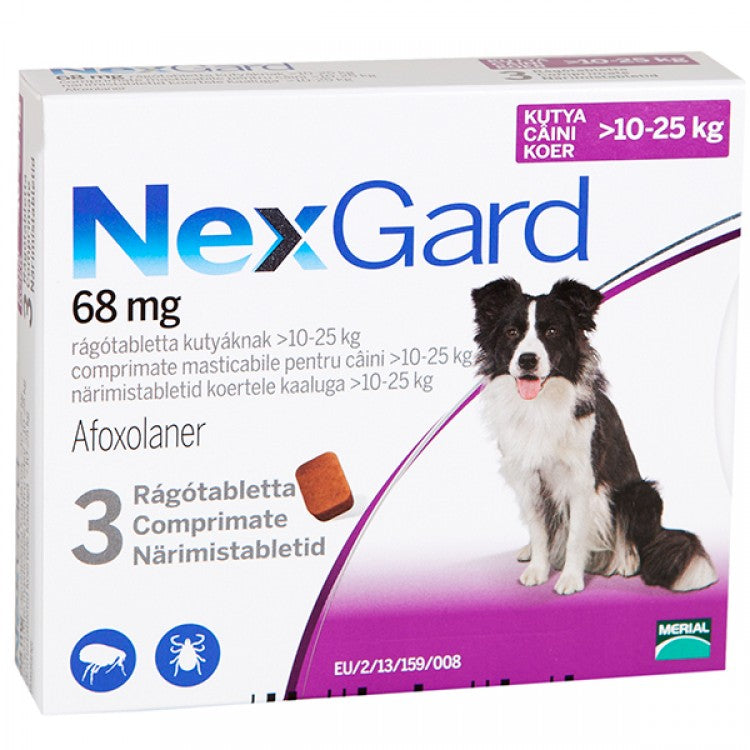 Nexgard L (10 - 25 kg), 1 comprimat - ALTVET - Farmacie veterinara - Pet Shop - Cosmetica