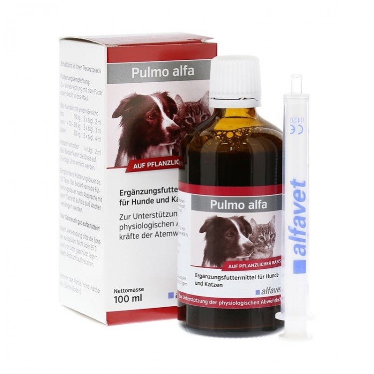 PulmoAlfa, 100 ml - ALTVET - Farmacie veterinara - Pet Shop - Cosmetica