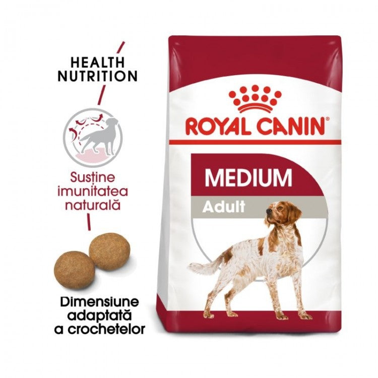 Royal Canin Medium Adult 15 Kg - ALTVET - Farmacie veterinara - Pet Shop - Cosmetica
