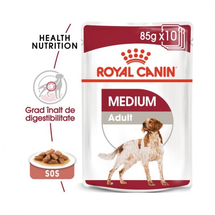 Royal Canin Medium Adult 140 g - ALTVET - Farmacie veterinara - Pet Shop - Cosmetica