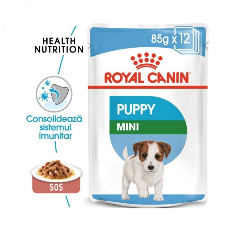 Royal Canin Mini Puppy 85 g - ALTVET - Farmacie veterinara - Pet Shop - Cosmetica