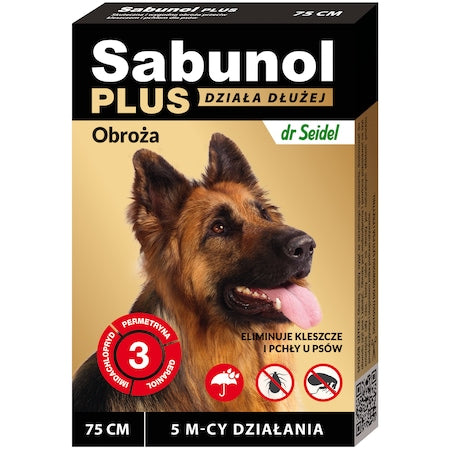 SABUNOL PLUS - Zgarda antiparazitara caini - 25-50 kg