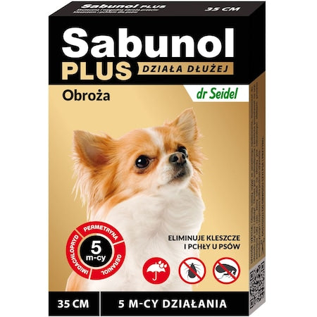 SABUNOL PLUS - Zgarda antiparazitara caini - 2-10 kg