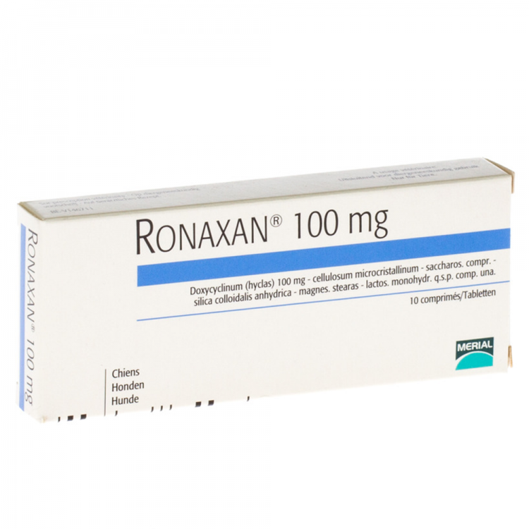 Ronaxan 100 mg 10 tablete - ALTVET - Farmacie veterinara - Pet Shop - Cosmetica