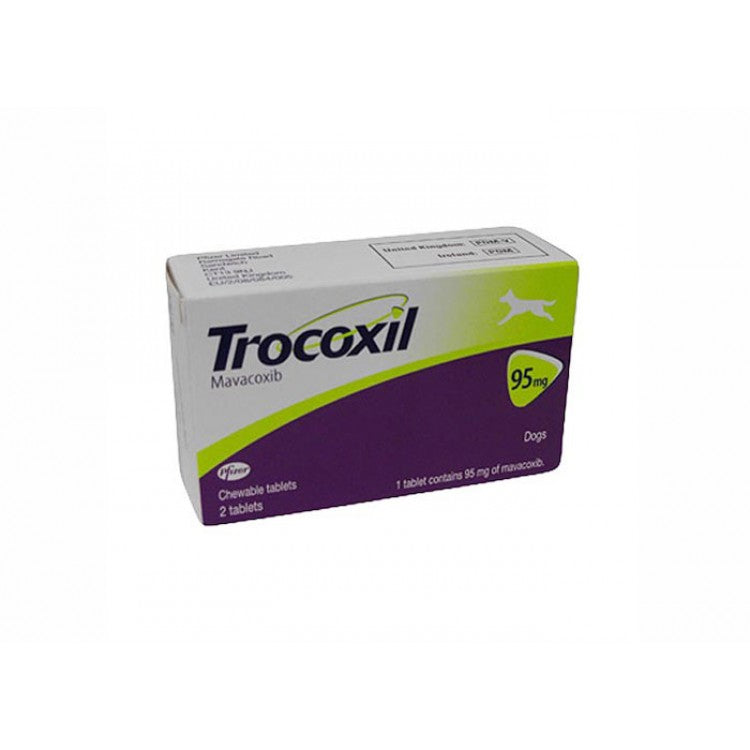Trocoxil 95 mg, 1 tableta masticabila