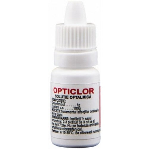 Opticlor 7,5 ml - ALTVET - Farmacie veterinara - Pet Shop - Cosmetica